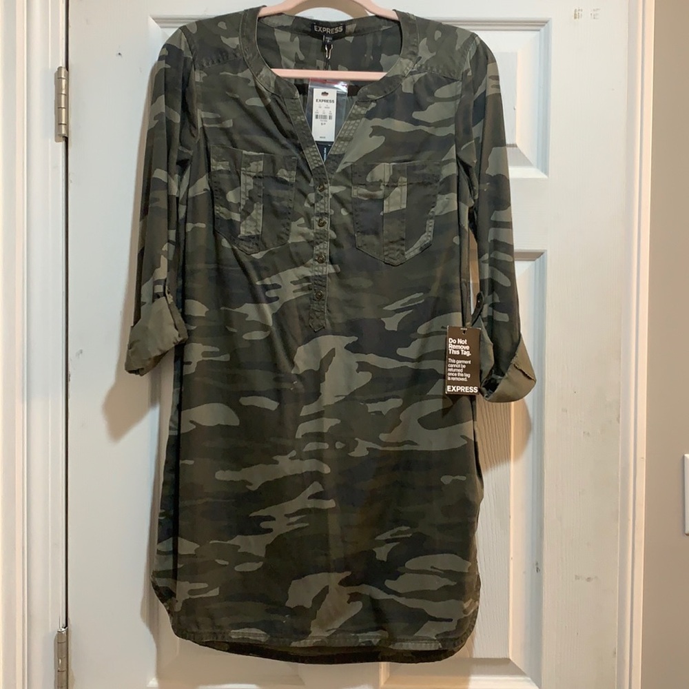 NWT Express Camo Dress